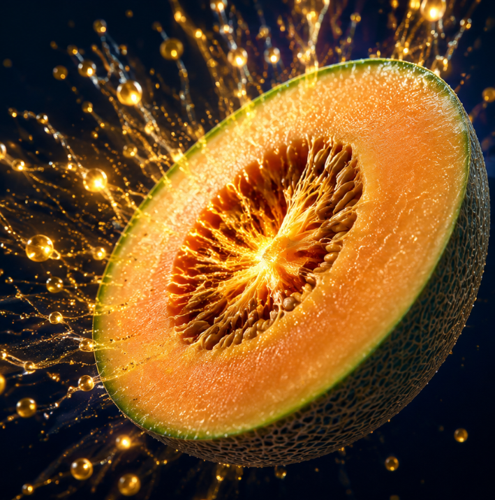 Ekstrak Cantaloupe SOD - visual metafora tenaga