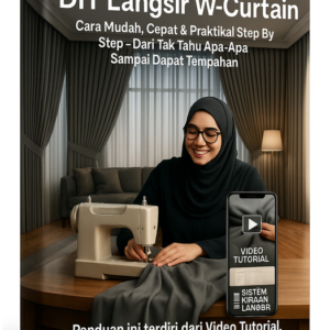 Membership - Panduan Lengkap Rahsia DIY Langsir W-Curtain - 6 Bulan